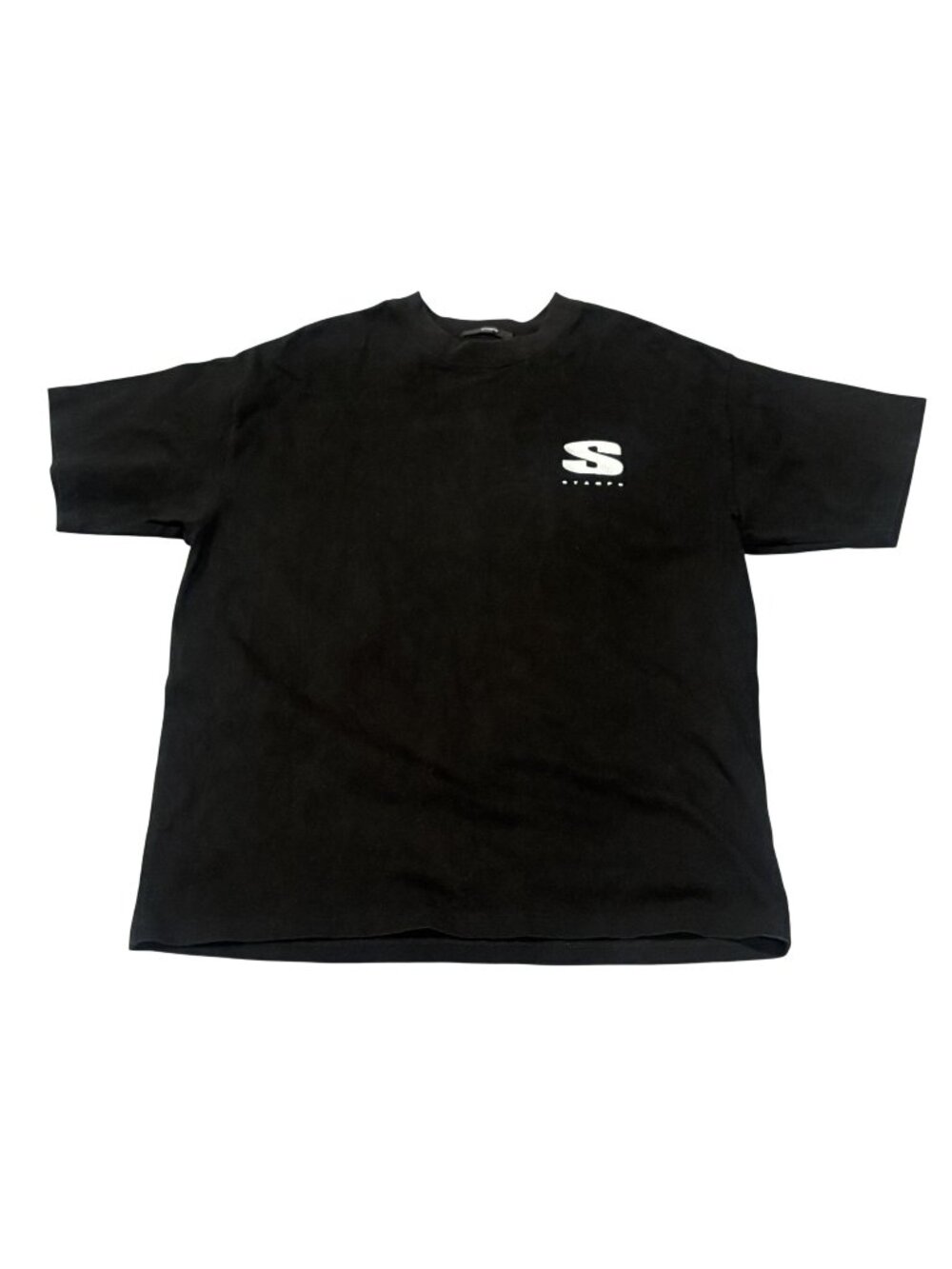Stampd logo-print cotton T-shirt in Black
